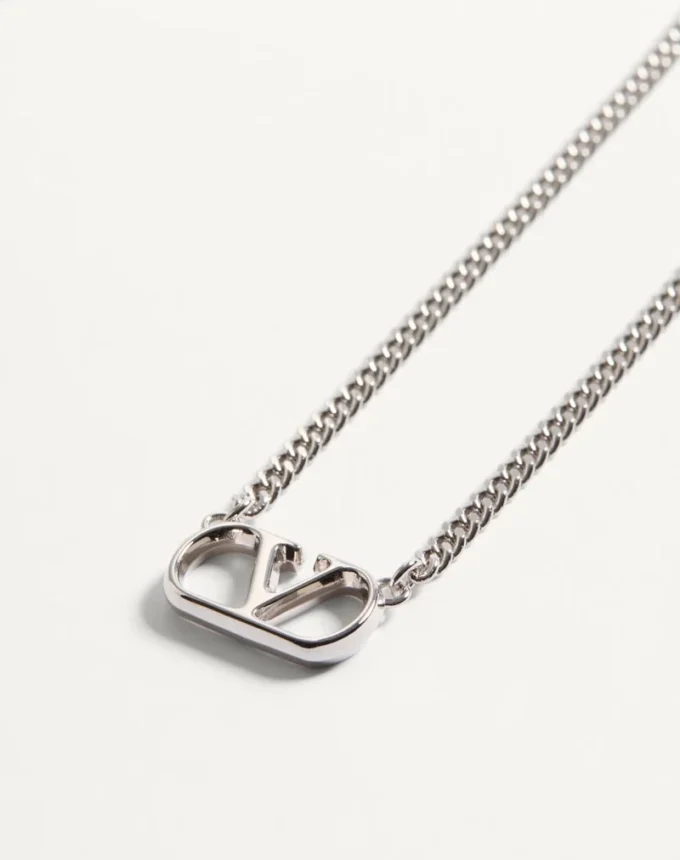 Collier en métal Valentino Garavani Vlogo Signature Collier en métal Valentino Garavani Vlogo Signature