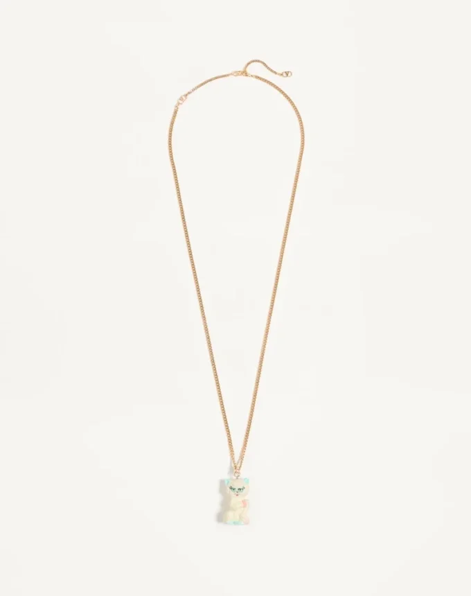 Collier Le Chat De La Maison en métal, nylon et cristaux Swarovski® Collier Le Chat De La Maison en métal, nylon et cristaux Swarovski®