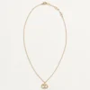 Collier ovale en métal