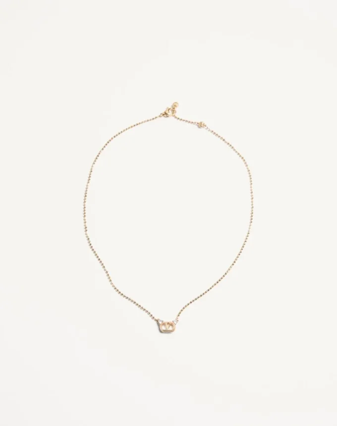 Collier Ovalette en métal et cristaux Swarovski®