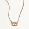 Collier Ovalette en métal et cristaux Swarovski®