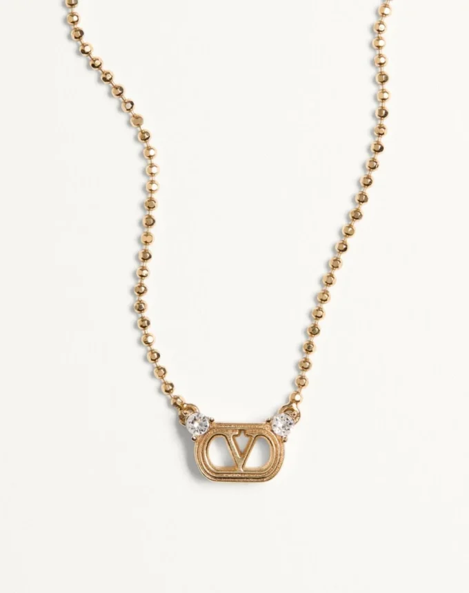 Collier Ovalette en métal et cristaux Swarovski®