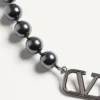 Collier ras-du-cou en métal avec perles Swarovski® Collier ras-du-cou en métal avec perles Swarovski®