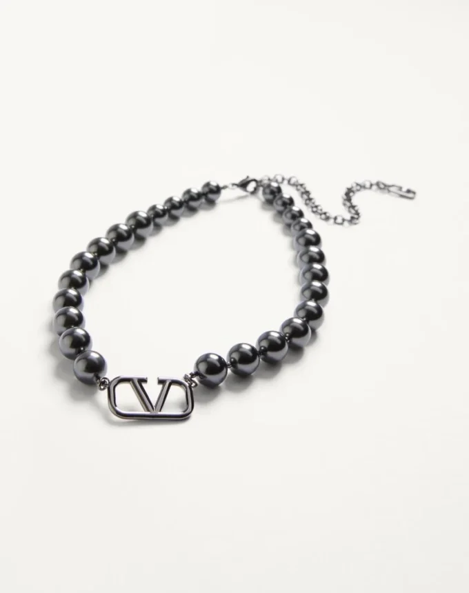 Collier ras-du-cou en métal avec perles Swarovski® Collier ras-du-cou en métal avec perles Swarovski®