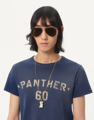 Collier Valentino Garavani Le Chat De La Maison en nylon et métal Collier Valentino Garavani Le Chat De La Maison en nylon et métal