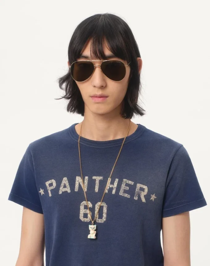 Collier Valentino Garavani Le Chat De La Maison en nylon et métal Collier Valentino Garavani Le Chat De La Maison en nylon et métal