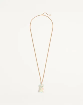 Collier Valentino Garavani Le Chat De La Maison en nylon et métal Collier Valentino Garavani Le Chat De La Maison en nylon et métal