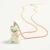 Collier Le Chat De La Maison en métal, nylon et cristaux Swarovski® Collier Le Chat De La Maison en métal, nylon et cristaux Swarovski®
