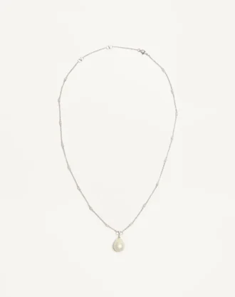 Collier Vlogo Signature en métal, perles et cristaux Swarovski®