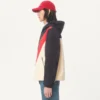 Coupe-vent à capuche en nylon avec patch VLogo Coupe-vent à capuche en nylon avec patch VLogo