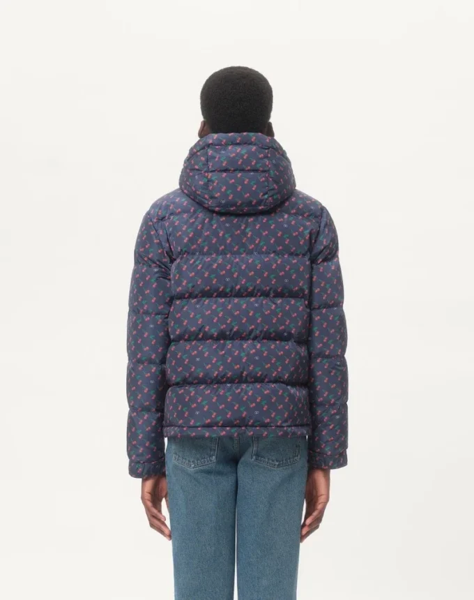 Doudoune à capuche en nylon avec imprimé Cherryfic Doudoune à capuche en nylon avec imprimé Cherryfic