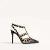 Escarpins à lacets Rockstud avec brides 100 mm