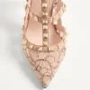 Escarpins à lacets Rockstud avec brides 100 mm