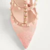 Escarpins à lacets Rockstud avec brides 100 mm