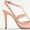 Escarpins à lacets Rockstud avec brides 100 mm