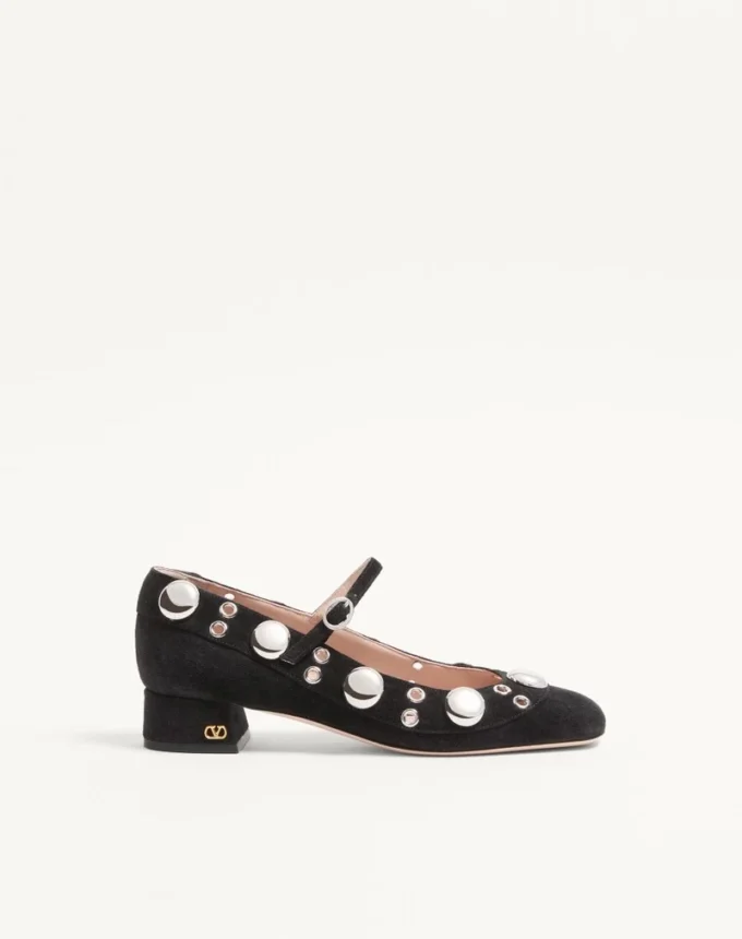 Escarpins Mary Jane Nellcôte en cuir croûte 30 mm Escarpins Mary Jane Nellcôte en cuir croûte 30 mm