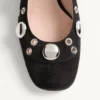 Escarpins Mary Jane Nellcôte en cuir croûte 30 mm Escarpins Mary Jane Nellcôte en cuir croûte 30 mm