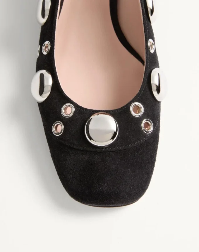 Escarpins Mary Jane Nellcôte en cuir croûte 30 mm Escarpins Mary Jane Nellcôte en cuir croûte 30 mm