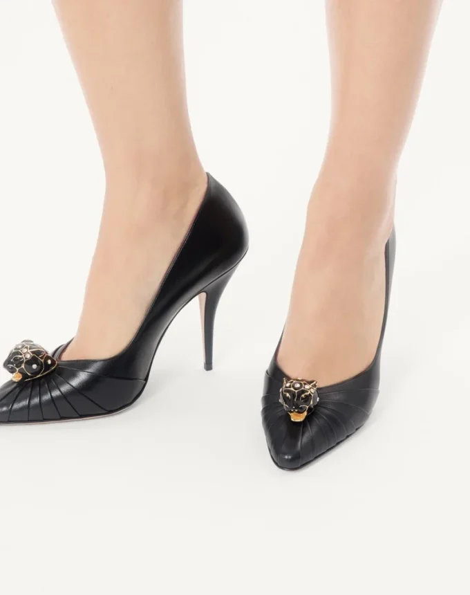 Escarpins Panthea en cuir de chèvre 105 mm Escarpins Panthea en cuir de chèvre 105 mm