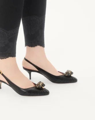 Escarpins Panthea en cuir de chèvre 55 mm Escarpins Panthea en cuir de chèvre 55 mm