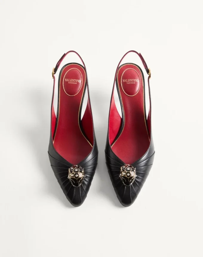 Escarpins Panthea en cuir de chèvre 55 mm Escarpins Panthea en cuir de chèvre 55 mm