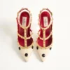 Escarpins Rockstud avec broderie Plus de Pois 100 mm Escarpins Rockstud avec broderie Plus de Pois 100 mm