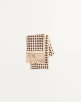 Foulard bandeau en soie Chamber avec franges
