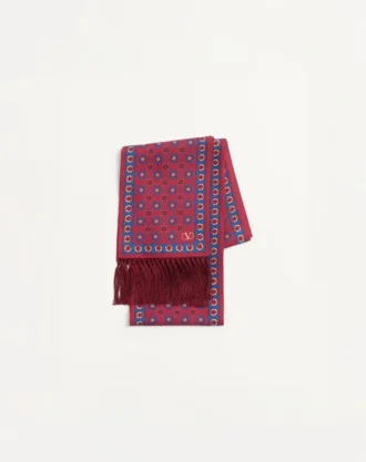 Foulard bandeau en soie Chamber avec franges