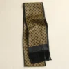 Foulard bandeau en soie Chamber avec franges