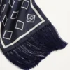 Foulard bandeau en soie Opticool avec franges