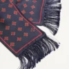 Foulard bandeau en soie Opticool avec franges