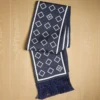 Foulard bandeau en soie Opticool avec franges