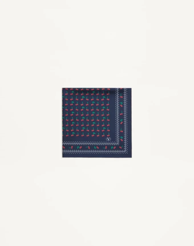 Foulard en soie Cherryfic