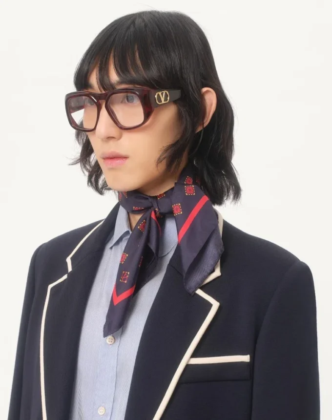Foulard en soie Opticool