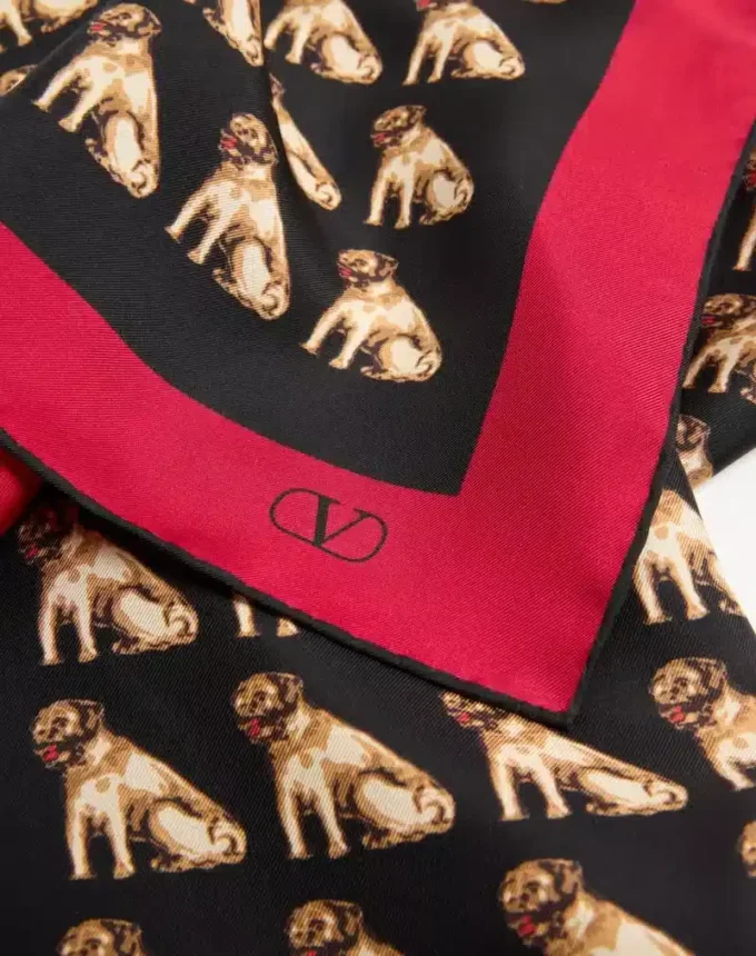 Foulard en soie Petit Charles