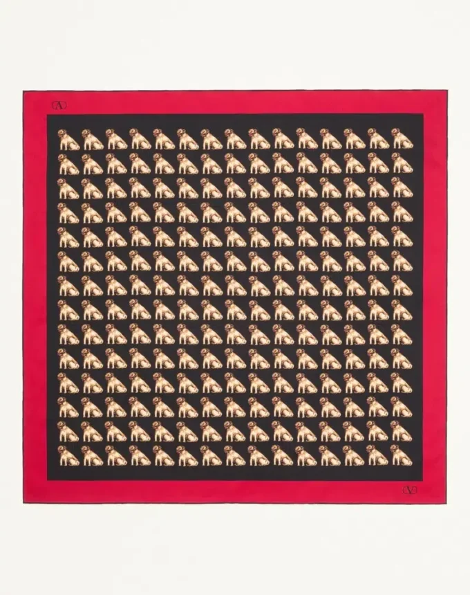 Foulard en soie Petit Charles