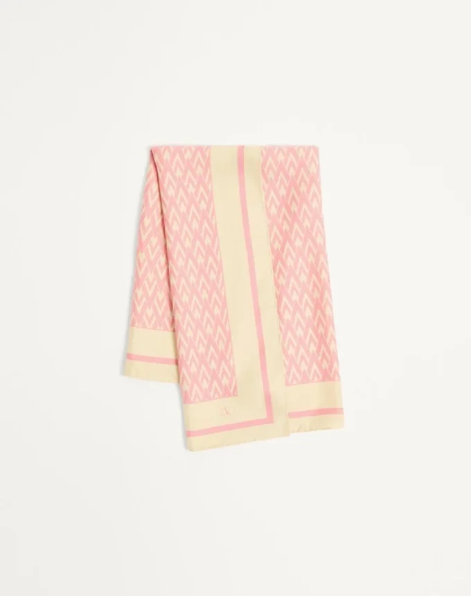 Foulard en soie Toute La V