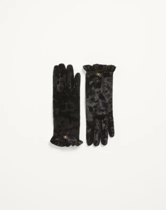 Gants en chenille VLogo Signature