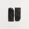 Gants en cuir nappa Vlogo Signature Gants en cuir nappa Vlogo Signature