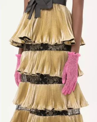 Gants en dentelle VLogo Signature