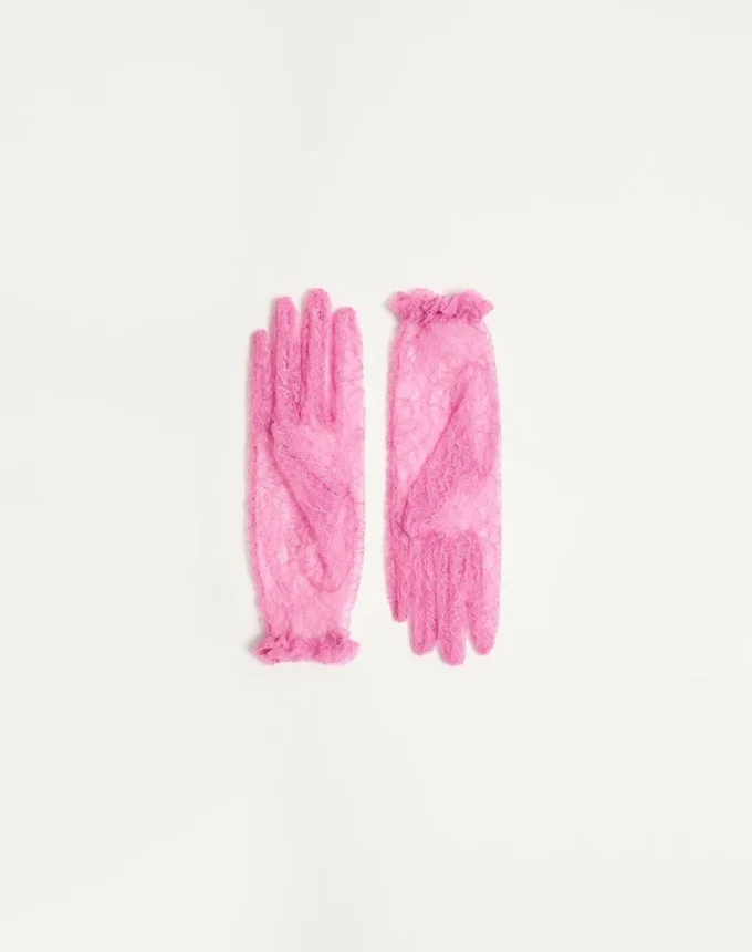 Gants en dentelle VLogo Signature