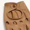 Gants sans doigts en cuir nappa Vlogo Signature