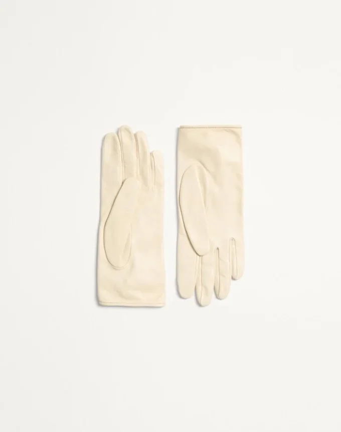 Gants VLogo Signature en cuir nappa avec nœuds