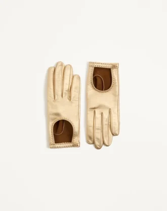 Gants Vlogo Signature en cuir nappa laminé Gants Vlogo Signature en cuir nappa laminé