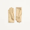 Gants Vlogo Signature en cuir nappa laminé