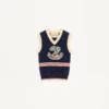 Gilet en coton tricoté