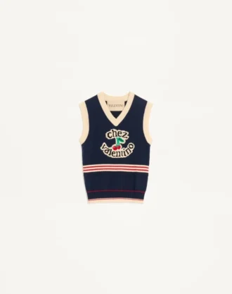 Gilet en coton tricoté