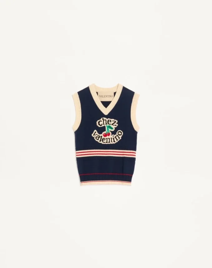 Gilet en coton tricoté