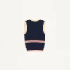 Gilet en coton tricoté