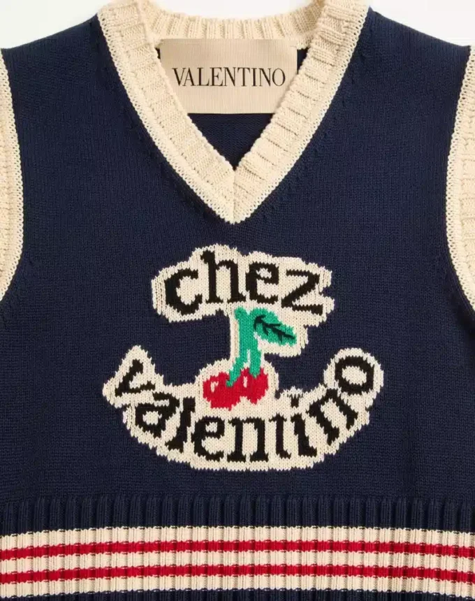 Gilet en coton tricoté